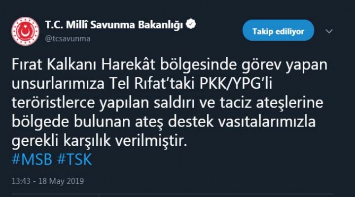 Sınırda sıcak saatler, PKK hedefleri imha edildi