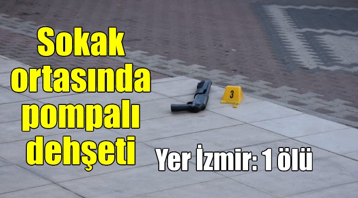 Sokak ortasında pompalı dehşeti!