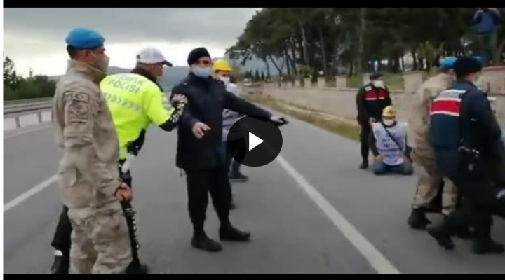 Somalı madencilerin Ankara ya yürüyüşüne jandarma engeli