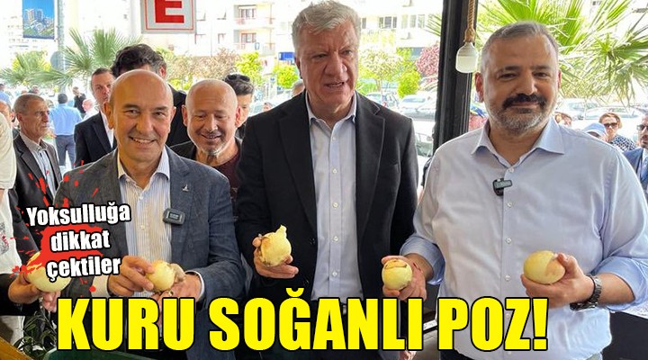 Soyer, Aslanoğlu ve Engin den soğanlı poz!