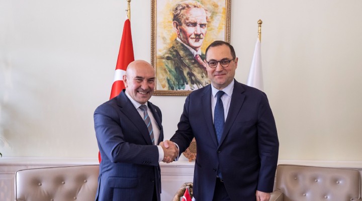Soyer Gürcistan’ın Ankara Büyükelçisi Giorgi Janjgava’yı ağırladı!