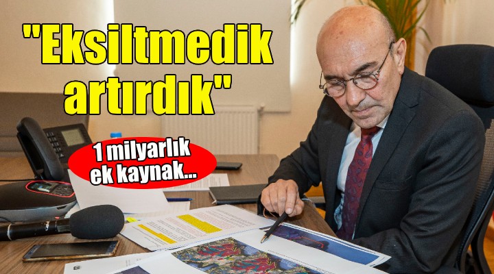 Soyer: Kamu malını eksiltmedik artırdık!