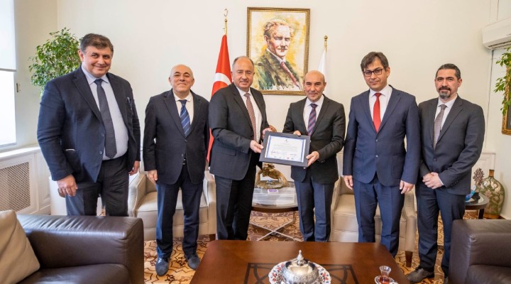 Soyer, Kuzey İzmir Teknoloji Merkezi heyetini ağırladı