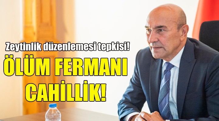 Soyer: Ölüm fermanı, en iyi ihtimalle cahillik!