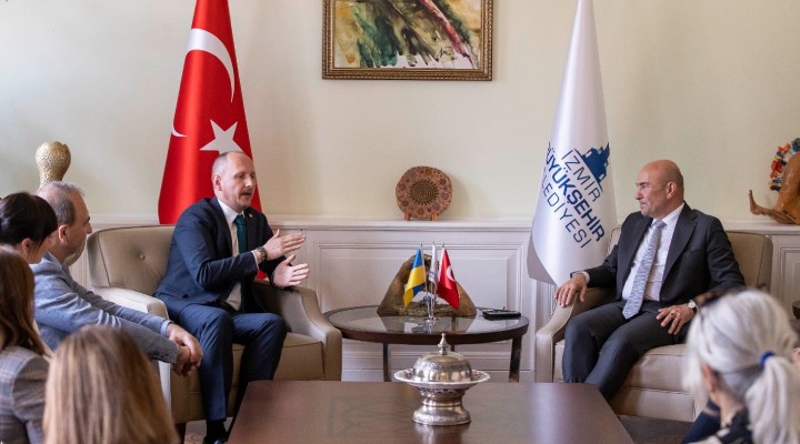 Soyer Ukrayna’nın İstanbul Başkonsolosu Nedilskyi’i ağırladı!