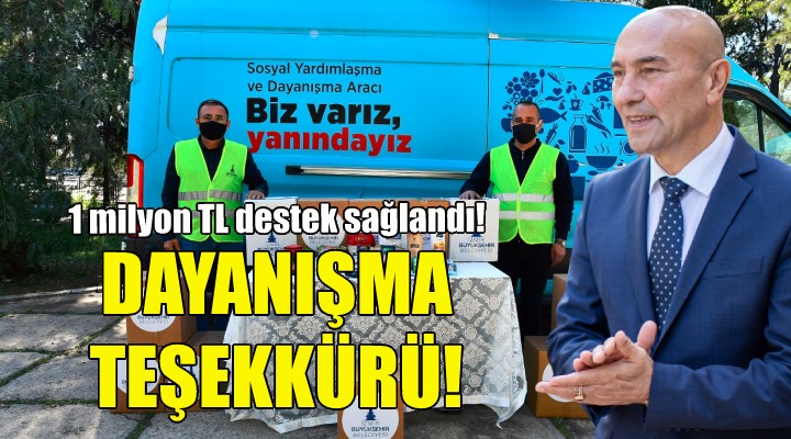 Soyer den İzmirlilere dayanışma teşekkürü!