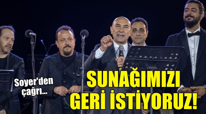 Soyer den çağrı: Sunağımızı geri istiyoruz!