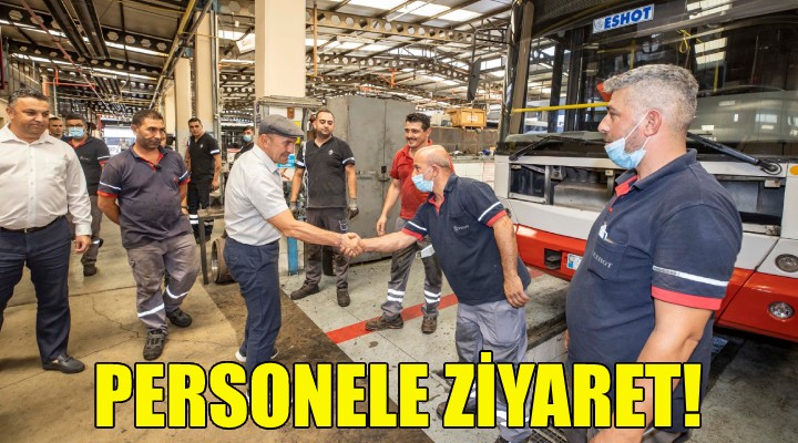 Soyer den çalışan personele ziyaret!