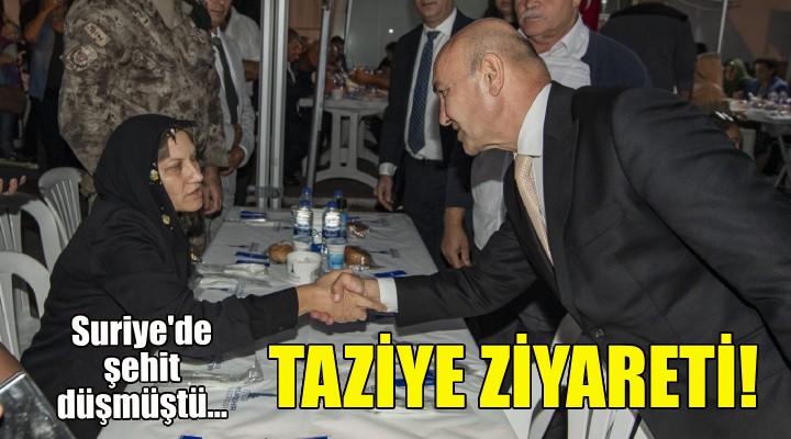 Soyer den şehit ailesine taziye ziyareti!