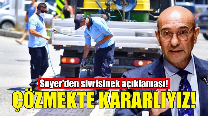 Soyer den sivrisinek açıklaması: Bu işi çözmekte kararlıyız!