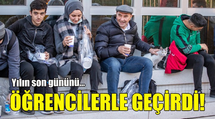 Soyer, yılın son gününü öğrencilerle geçirdi!