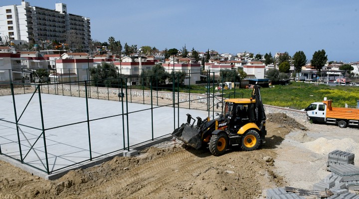 Spor parkı için hummalı çalışma!