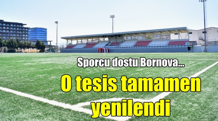 Sporcu dostu Bornova! Yusuf Tırpancı Sahası yeni sezona hazır...