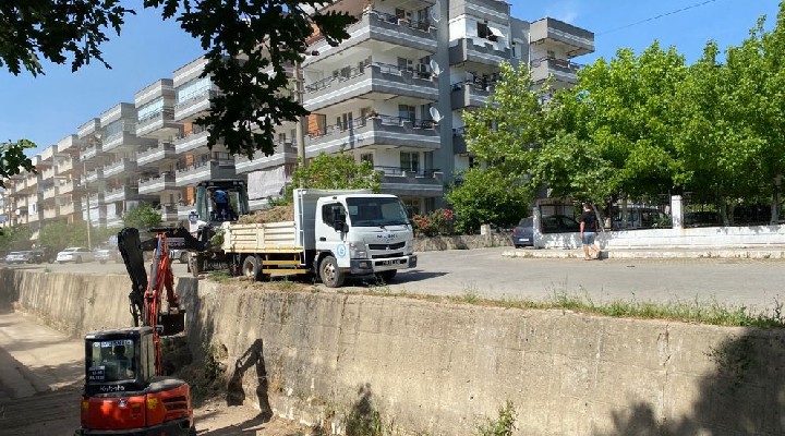 Muğla da su baskınlarına karşı yoğun çalışma