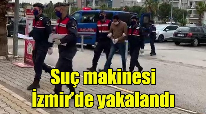 Suç makinesi İzmir de yakalandı!