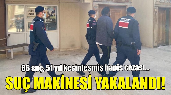 Suç makinesi konteynerde saklanırken yakalandı!