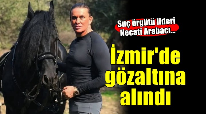 Suç örgütü elebaşı Necati Arabacı İzmir de yakalandı