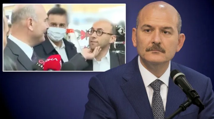 Süleyman Soylu dan muhabire ilginç hareket!