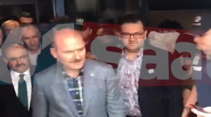 Süleyman Soylu’ya ‘Her şey çok güzel olacak’ protestosu