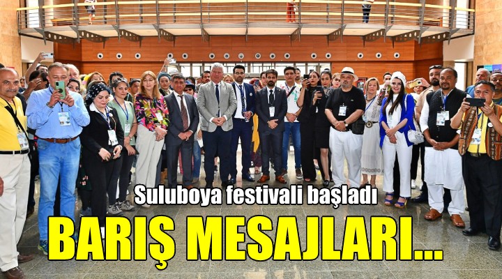 Suluboya Festivali barış mesajlarıyla başladı