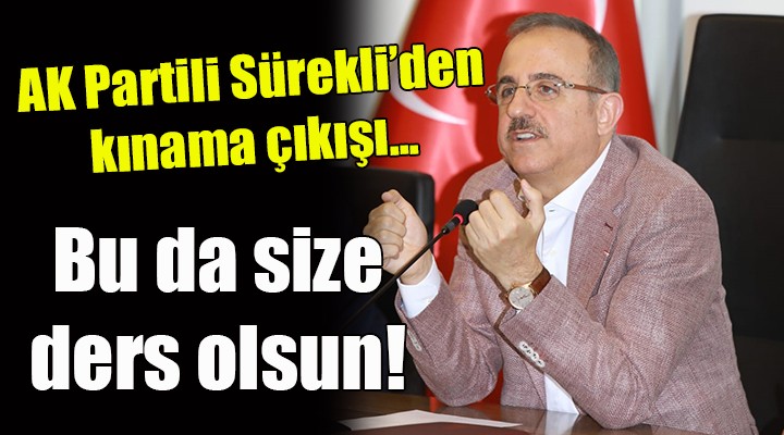 Sürekli den kınama çıkışı... Bu size ders olsun!