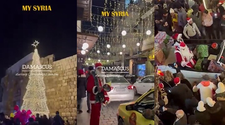 Suriye de Noel coşkusu..