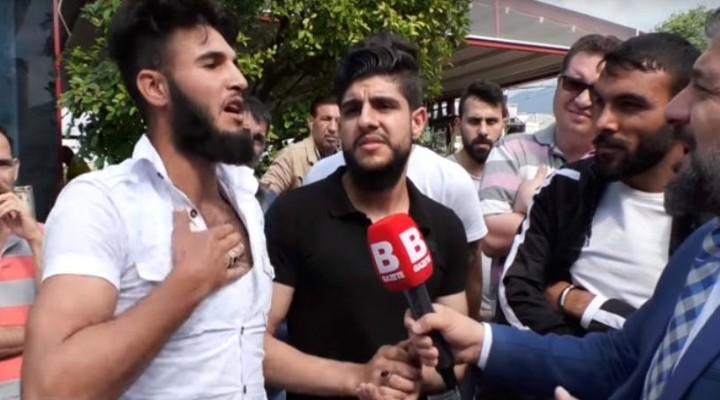  Kafa keseceğim  diyen Suriyeli gözaltına alındı