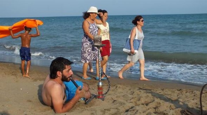 Suriyelilere  plaj  yasağı