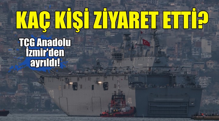 TCG Anadolu yu kaç kişi ziyaret etti?