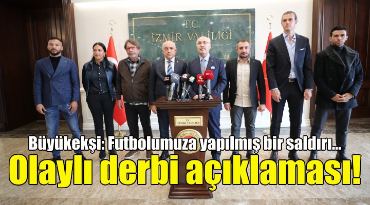 TFF Başkanı Büyükekşi den olaylı derbi açıklaması!