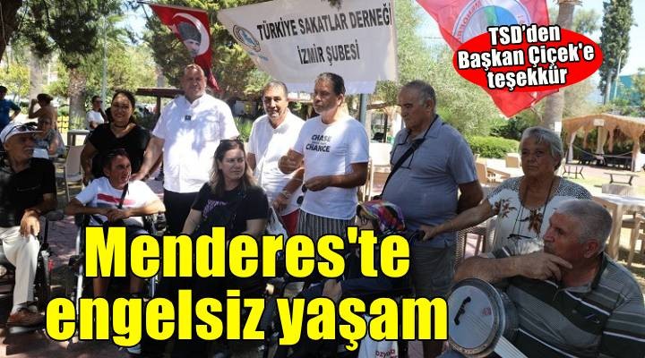 TSD’den Menderes Belediyesi ne Teşekkür