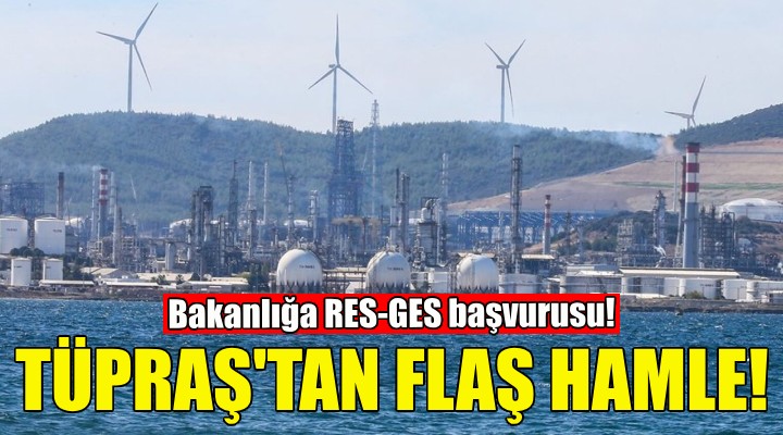 TÜPRAŞ tan Aliağa da RES ve GES hamlesi!