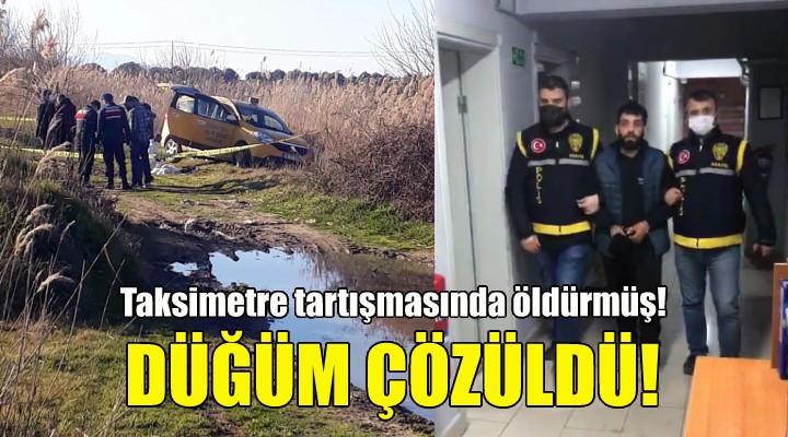 Taksici cinayetinde düğüm çözüldü!