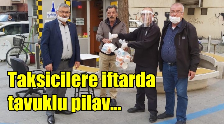 Taksicilere iftarda tavuk pilav