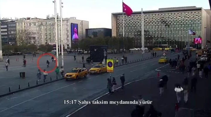 Taksim bombacısının yeni görüntüleri ortaya çıktı!