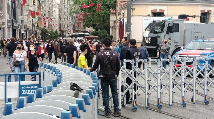 Taksim de Gezi ablukası!