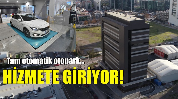 Tam otomatik otopark hizmete giriyor!