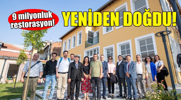 Tarihi Carfi Köşkü yeniden doğdu!