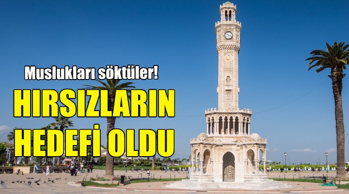 Tarihi Saat Kulesi hırsızların hedefi oldu!