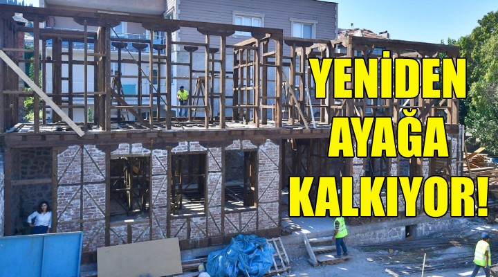 Tarihi konak yeniden ayağa kalkıyor!