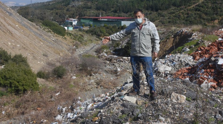 Tarım alanı çöplüğe döndü