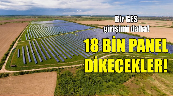 Tarım arazisine 18 bin panel dikecekler!