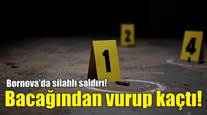 Tartıştığı adamı bacağından vurup kaçtı!