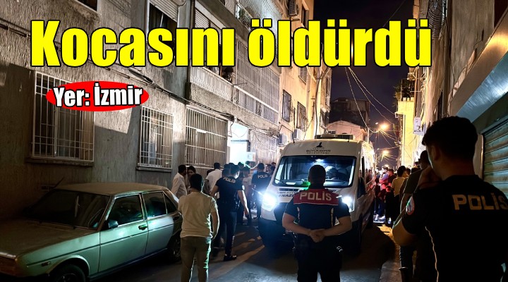 Tartıştığı kocasını tabanca ile öldürdü