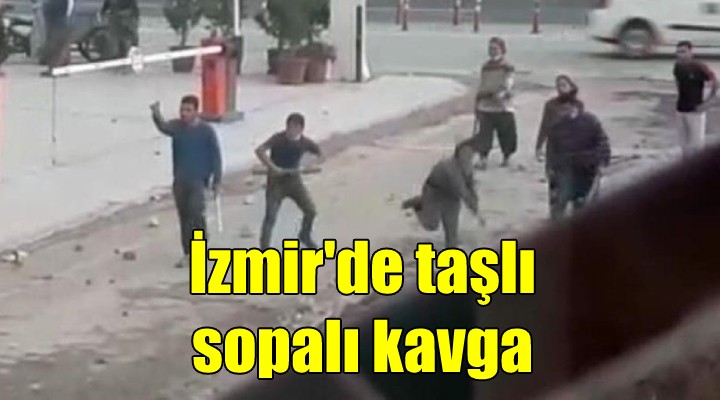 Taşlı sopalı  hurda  kavgası kamerada