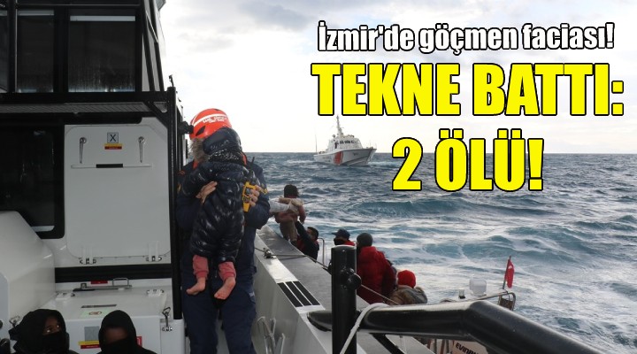 Tekne battı: 2 ölü!