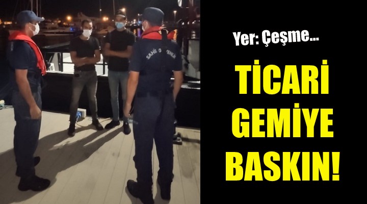 Ticari gemide yakalandılar!