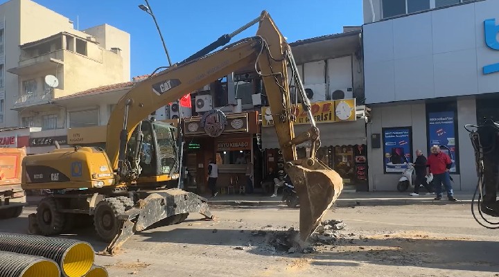 Tire Atatürk Caddesi’nde kapsamlı yenileme başladı