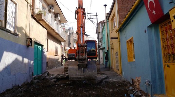 Tire Gaziler Caddesi nde çalışma
