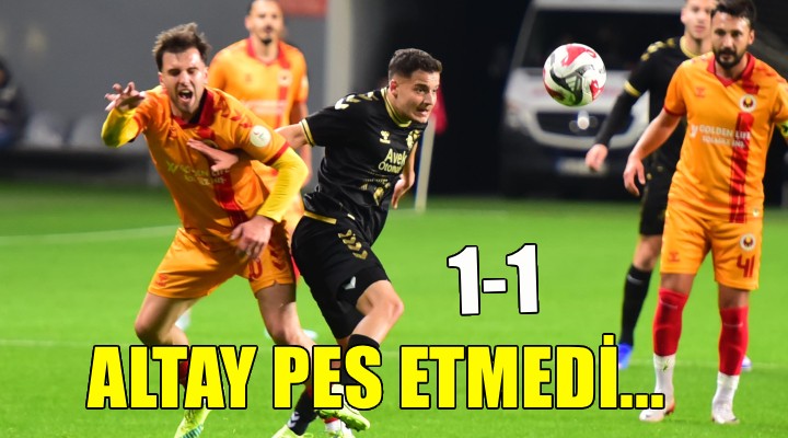 Tire attı, Altay yakaladı